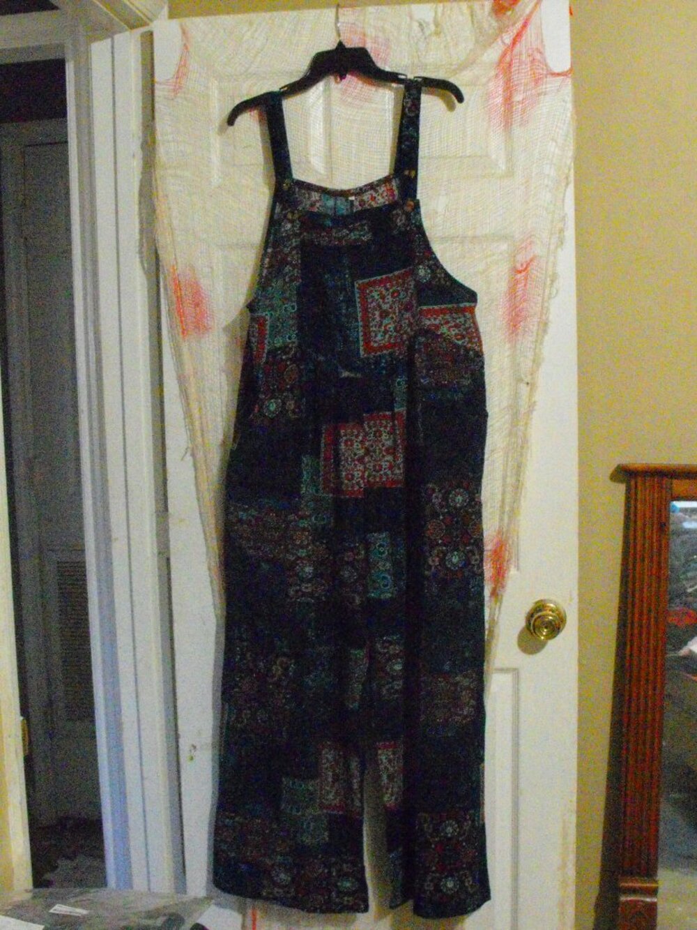 Wide leg Boho overall/coverall jump suit/pant suit New!